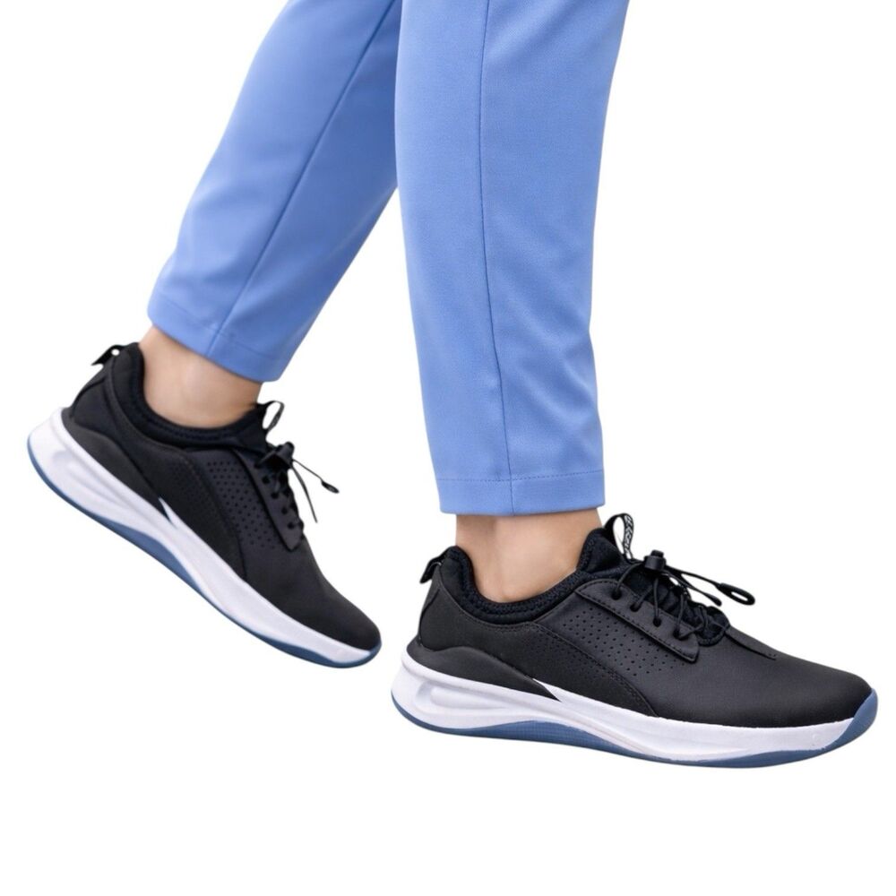 Clove Sneakers Black Blue Classic Healthcare Nurse Shoes Comfy Work‎